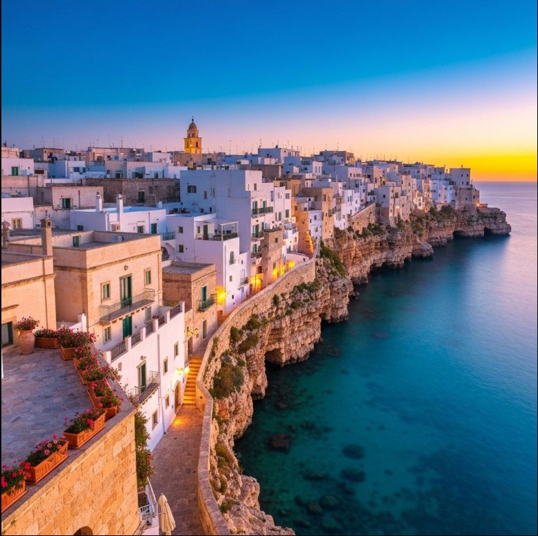 Terrazza al tramonto